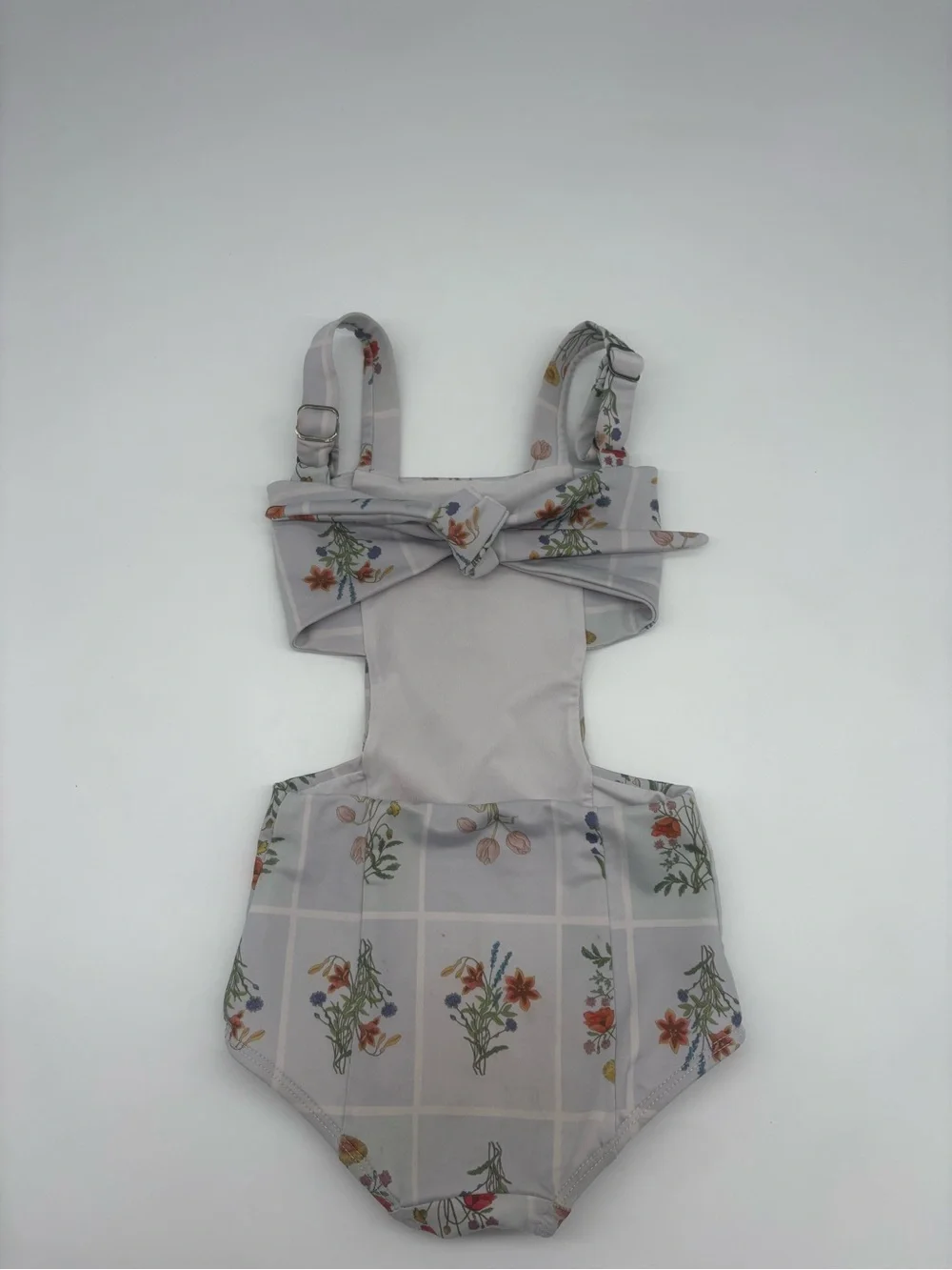 Dot Dot Smile Girls 3/4 Floral One Piece Swimsuit Limited Edition Bow Back